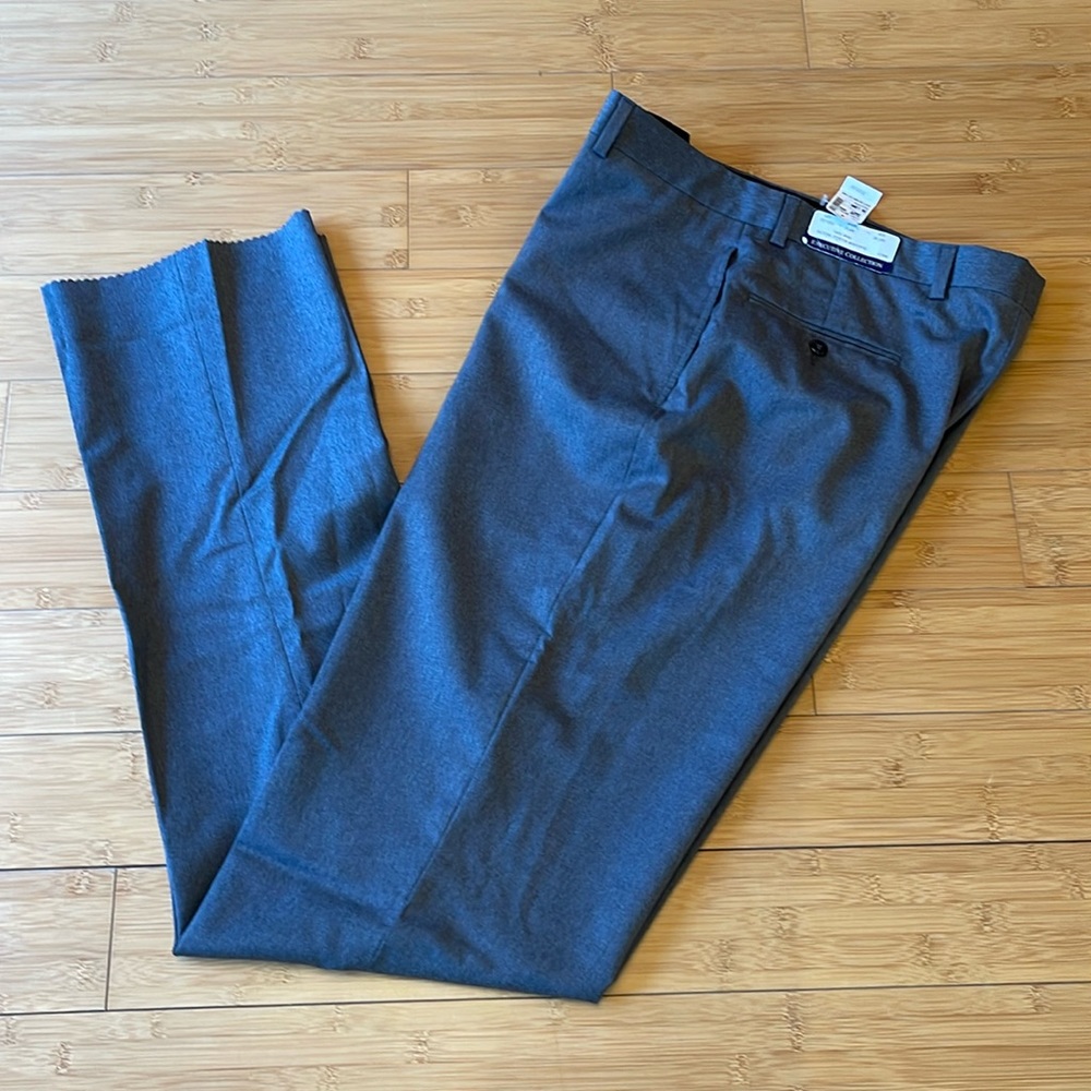 Jo.A.Bank Executive Collection pants 100%Wool Natural Stretch Gabarding 36L